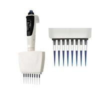 Pipette électrique multifonction à huit canaux 0,5-10 µl/10-100 µl/30-300 µl Pipette électrique de laboratoire(10-100ul)