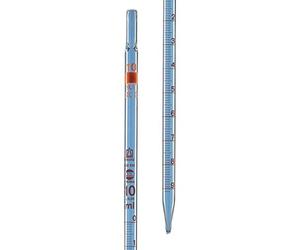 Pipette graduée, BLAUBRAND ETERNA S, marquage DE-M, type 3 (zéro en haut), 5:0,05 ml, écoulement total, grad. brune, DIN EN ISO 835, AR-GLAS