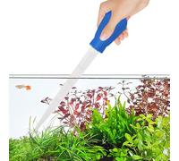 Pipette longue - Siphon compte-gouttes en PVC de 28 cm, 30 ml pour aquarium - Outil de nettoyage portable | Compte-gouttes multifonction pour changer l'eau et transporter des œufs - Bleu vert