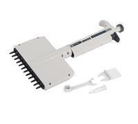 Pipette manuelle de transfert de 12 canaux, 0,5, 10μl, pour l'enseignement, la recherche scientifique, l'échantillonnage