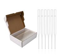 Pipette Pasteur Verre, Pipettes en Verre Borosilicate, Pipettes de Transfert de Liquide non Graduées pour la Chimie de Laboratoire 7 × 150 mm. 250 pièces/pk