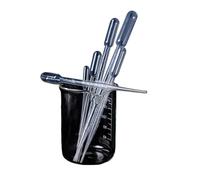 Pipette Pipette de laboratoire jetable en plastique, compte-gouttes Pasteur gradué polyéthylène(1ml 100pcs)