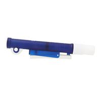 Pipette Pompe Pump Farm pour 2 Ml de Pipettes en Plastique et en Verre - une Main avec Contrôle et Distribution - équipement pour un Transfert de Liquide Précis, Couleur Bleue
