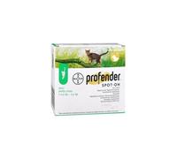 Pipettes anti-parasitaires - PROFENDER - Spot-on - Petit Chat - de 0,5 à 2,5 Kgs - Boîte de 2 pipettes