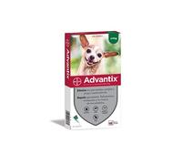 Pipettes anti-puces Advantix pour très petit chien (<4 kg) 4 pipettes