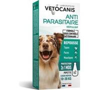 Pipettes préventives antiparasitaires 2 Pour Chiens Moyens