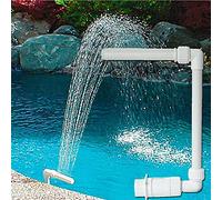 Pipicat Fontaine de piscine en cascade - Fontaine de piscine en cascade durable - Décoration de piscine - Buse d'arrosage pour piscine hors sol