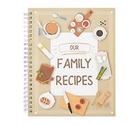 Pipilo Press - Livre de recettes vierge - Pour toute la famille (16,5 x 20,8 cm)