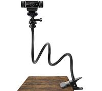 Pipishell PIWS01 Support flexible pour webcam Logitech C960, C930e, C930, C920, C920S, C922x, C922, Brio 4K, C925e, C615 et autres appareils avec filetage 6,35 mm