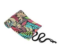 pipisweet 12/24/36/48/72 trous imprimé jungle caduque toile rideau crayon coloré sac à crayons esquisse trousse à crayons trousse à crayons, C x 10, 12 holes