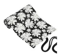 pipisweet 12/24/36/48/72 trous imprimé jungle caduque toile rideau crayon coloré sac à crayons esquisse trousse à crayons trousse à crayons, 1 x A, 12 holes