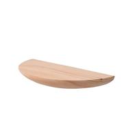 pipisweet Étagère murale semi-circulaire en bois massif à suspendre pour projecteur, support de rangement, décoration d'intérieur (B-s)