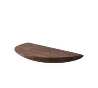 pipisweet Étagère murale semi-circulaire en bois massif à suspendre pour projecteur, support de rangement, décoration d'intérieur (A-M)