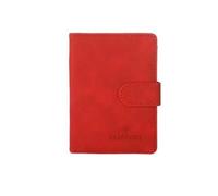 pipisweet Housse de passeport en cuir étanche pour passeport de voyage - Pour homme et femme, b rouge, Taille unique