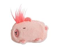 pipisweet Jolie trousse à crayons Capybara en peluche pour cosmétiques, cochon d'Inde, grande capacité, trousse à crayons, fournitures scolaires, boîte de papeterie, rose, Taille unique