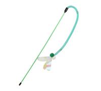 pipisweet Jouet pour chat en forme de papillon - Filet élastique - Jouet interactif résistant aux morsures - Balle en laine pour chats - Jouet pour chaton (vert)