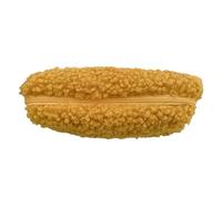 pipisweet Lot de 10/20 trousses à crayons en laine d'agneau avec fermeture éclair Kawaii - Pour l'école, le bureau, les fournitures de papeterie, jaune, *10