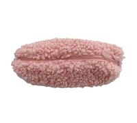 pipisweet Lot de 10/20 trousses à crayons en laine d'agneau avec fermeture éclair Kawaii - Pour l'école, le bureau, les fournitures de papeterie, rose, *10