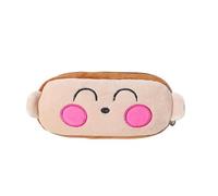 pipisweet Lot de 10 trousses à crayons en peluche de 20 cm, motif animaux de dessin animé kawaii, trousse, porte-clés, porte-monnaie, portefeuille, sac pour fournitures scolaires, cadeau, D, *10