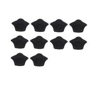pipisweet Lot de 2 semelles intérieures pour chaussures de sport - Taille réglable - Protection du talon - Autocollant arrière (noir, 5 mm)