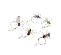 pipisweet Lot de 5 petits insectes volants de rechange pour chat, jouets en plumes pour chaton, fournitures pour animaux de compagnie