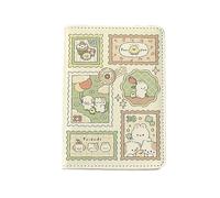 pipisweet Porte-passeport en cuir PU multifonction avec motif lapin - Multicolore - Léger - Pour documents de voyage, b, Taille unique