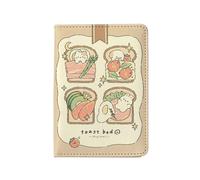 pipisweet Porte-passeport en cuir PU multifonction avec motif lapin - Multicolore - Léger - Pour documents de voyage, a, Taille unique