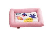 pipisweet Tapis de refroidissement d'été en forme de fruit en soie glacée pour chien, chat, petit animal, matelas doux résistant à l'humidité (-S-ananas rose)