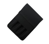 pipisweet Trousse à crayons faite à la main en cuir PU pour 4 stylos Motif crocodile Trousse de rangement pour fournitures scolaires et de bureau, 001-1, Taille unique