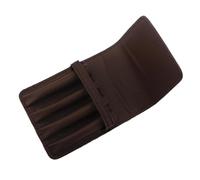 pipisweet Trousse à crayons faite à la main en cuir PU pour 4 stylos Motif crocodile Trousse de rangement pour fournitures scolaires et de bureau, 001-5, Taille unique