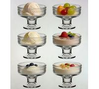PIPITA Lot de 6 coupelles à dessert / tasses à dessert de 7,5 oz, parfaites pour les desserts, les glaces, les fruits, la salade, les collations, les cocktails, les épices, les petits objets et les