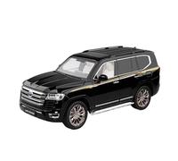 PIPJLCGE Réplique de voiture miniature 1:18 pour Toyota Land Cruiser Lc300 - Modèle miniature en alliage de simulation - Ornements exquis - Véhicule moulé sous pression - Noir