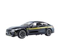 PIPJLCGE Réplique de voiture miniature 1:24 pour BMW M8 Mh8 800 Manhart miniature en alliage de simulation de voiture ornement exquis collection véhicule moulé sous pression (noir)