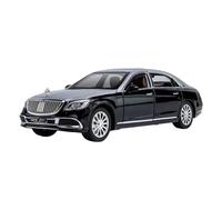 PIPJLCGE Réplique de voiture miniature 1:24 pour Maybach S600 - Modèle de voiture miniature en alliage de métal - Décoration de salon - Véhicule moulé sous pression (noir)