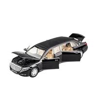 PIPJLCGE Réplique de voiture miniature 1:32 pour Maybach S650 - Imitation alliage de zinc - Décoration exquise - Véhicule moulé sous pression - Noir