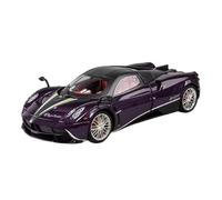 PIPJLCGE Réplique miniature de voiture modèle 1:18 pour Pagani China Dragon Mini simulation échelle en alliage métal modèle de voiture exquise décoration de salon véhicule moulé sous pression (violet)
