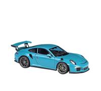 PIPJLCGE Réplique miniature de voiture modèle 1:24 pour Porsche 911 Gt3 Rs Mini simulation de voiture en alliage de zinc pour bibliothèque, ornements, collection de véhicules moulés sous pression