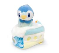 Piplup Porte-clés Pokémon en peluche avec breloque en forme de gâteau