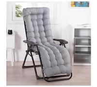 PIPOEI Coussin Chaise Longue Bain de Soleil 170 x 50 x 8 cm, Coussins de Rechange avec Dessus Antidérapant, Coussins de Chaise de Jardin pour Transat, Intérieur et Extérieur 02