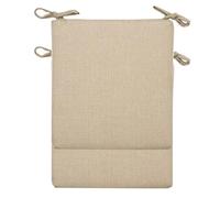 PIPOEI Ensemble de Chaise Coussin de siège de 2/4/6, Coussin de Chaise carré, Coussin de Chaise Aspect Lin, Coussin de siège pour Cuisine, Bureau, Voiture 01,2 Pcs- 45 * 45cm