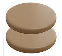 PIPOEI Galette de Chaise Ronde Lot de 2, Coussin de Chaise Rond Housse ImperméAble, Galette de Chaises Dehoussable Lavable, ImperméAble Anti Taches Coussins Chaises de Bar Cuir de Decorative C-4,35cm