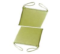 PIPOEI Lot de 2/4/6 Galette de Chaise, Coussin de Chaise Déhoussable avec Fermeture éclair, Coussins de Chaises Carrés, Coussin de Chaise Tatami Coussin de Siège Décoration Maison D-2,45 x 45cm