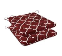 PIPOEI Lot de 2 Coussin Impermeable Chaise Exterieur avec Rubans 50x47x4 cm Coussins de Jardin Mousse Haute Densité pour Meubles de terrasse, canapé de Jardin 06