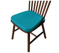 PIPOEI Lot de 2 Galette de Chaise avec Attaches, Assise Confortable en Forme de Trapèze en Coussins de Chaises D'Interieur Mousse à MéMoire C-13,43 * 40 * 35 * 5cm