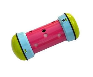 PIPOLINO Chat S bleu, vert et rose -Distributeur mobile et réglable d'aliments secs