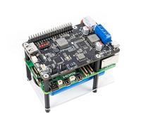 PiPower 5 UPS Hat pour Raspberry Pi 5/4B/3B+/Zero 2 W, Alimentation 5V/5A avec Batterie de Secours, arrêt sécurisé, alertes intelligentes, USB-C PD 45W pour NAS, Serveur et Home Assistant