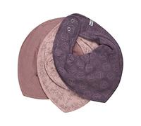 PIPPI Bandana Bib Girl -AOP (3-pack), bavoir triangle bébé,