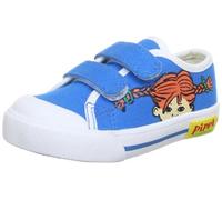 Pippi Langstrumpf Tjolahopp, Hallenschuhe, Fille, Blau (Lightblue) - Taille: 22