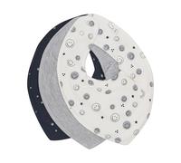 Pippi Lot de 3 bavoirs bandana Uni - AOP