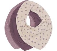 Pippi Lot de 3 bavoirs bandana Uni - AOP